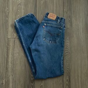 Levi's Blue Straight Jeans Timeless Style